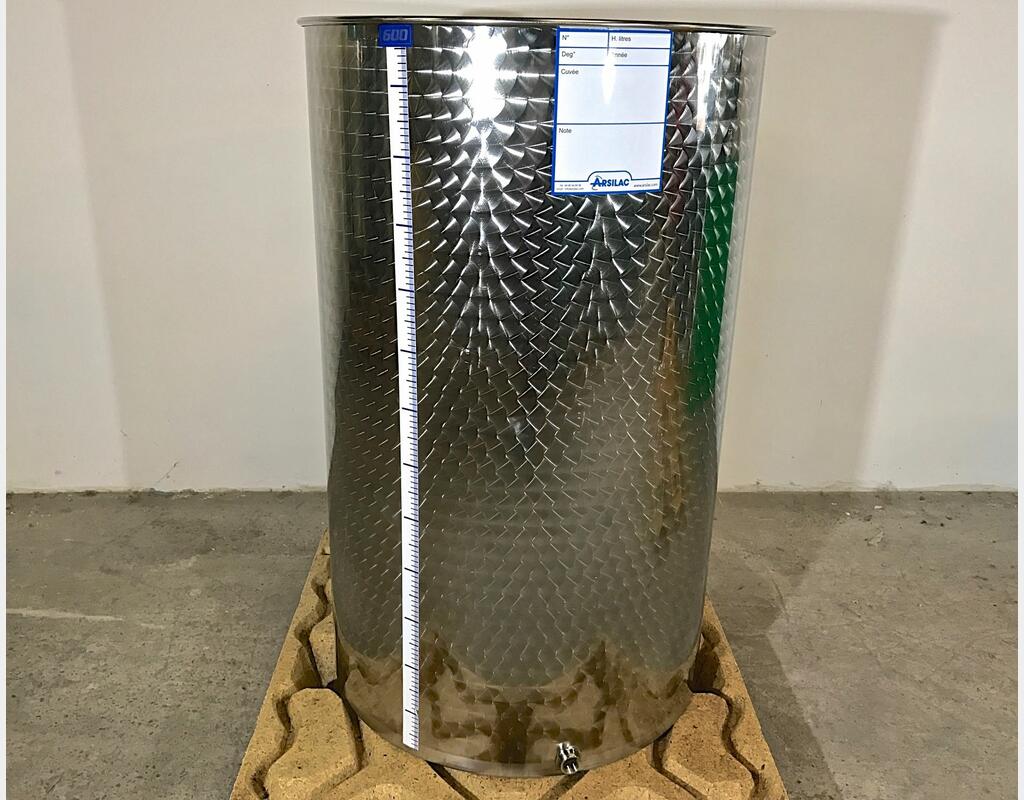 Cuve inox 304 - Chapeau flottant 5.9 HL (598 litres) ARSILAC