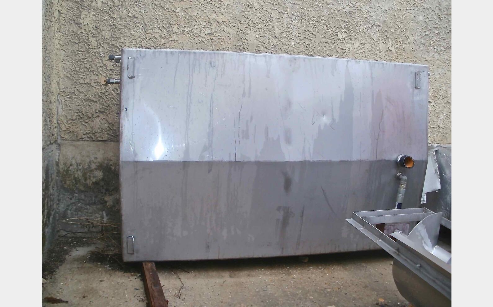 Bac inox rectangulaire