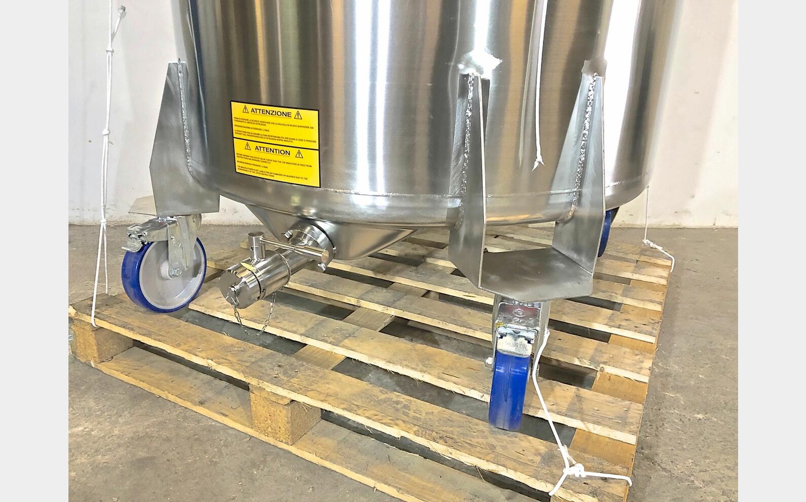 304 stainless steel tank - SCL1000 9.9 HL (991 liters) ARSILAC