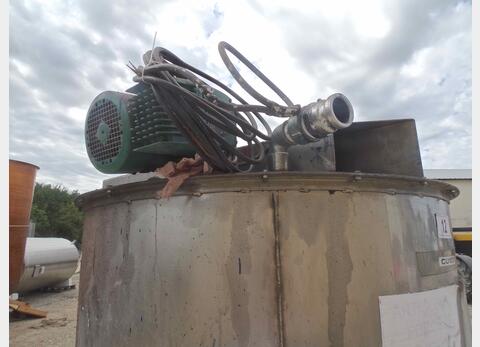 Cuve m&eacute;lange inox