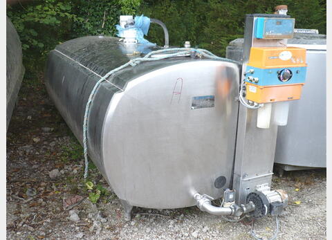 Tank &agrave; lait INOX 304 Volume : 1.800 litres