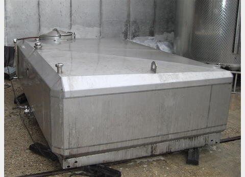 Cuve INOX parallélépipèdique 4000 L