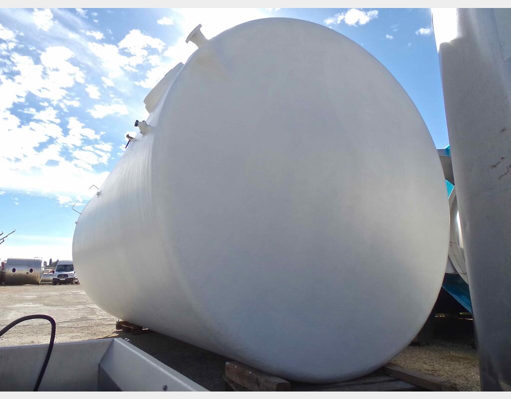 Cuve de stockage fibre - Fond plat