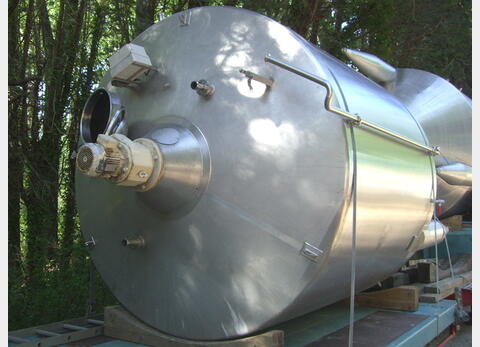 Cuve agit&eacute;e INOX