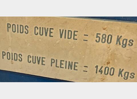 Cuve inox agit&eacute;e type fondoir Marque : THITEC
