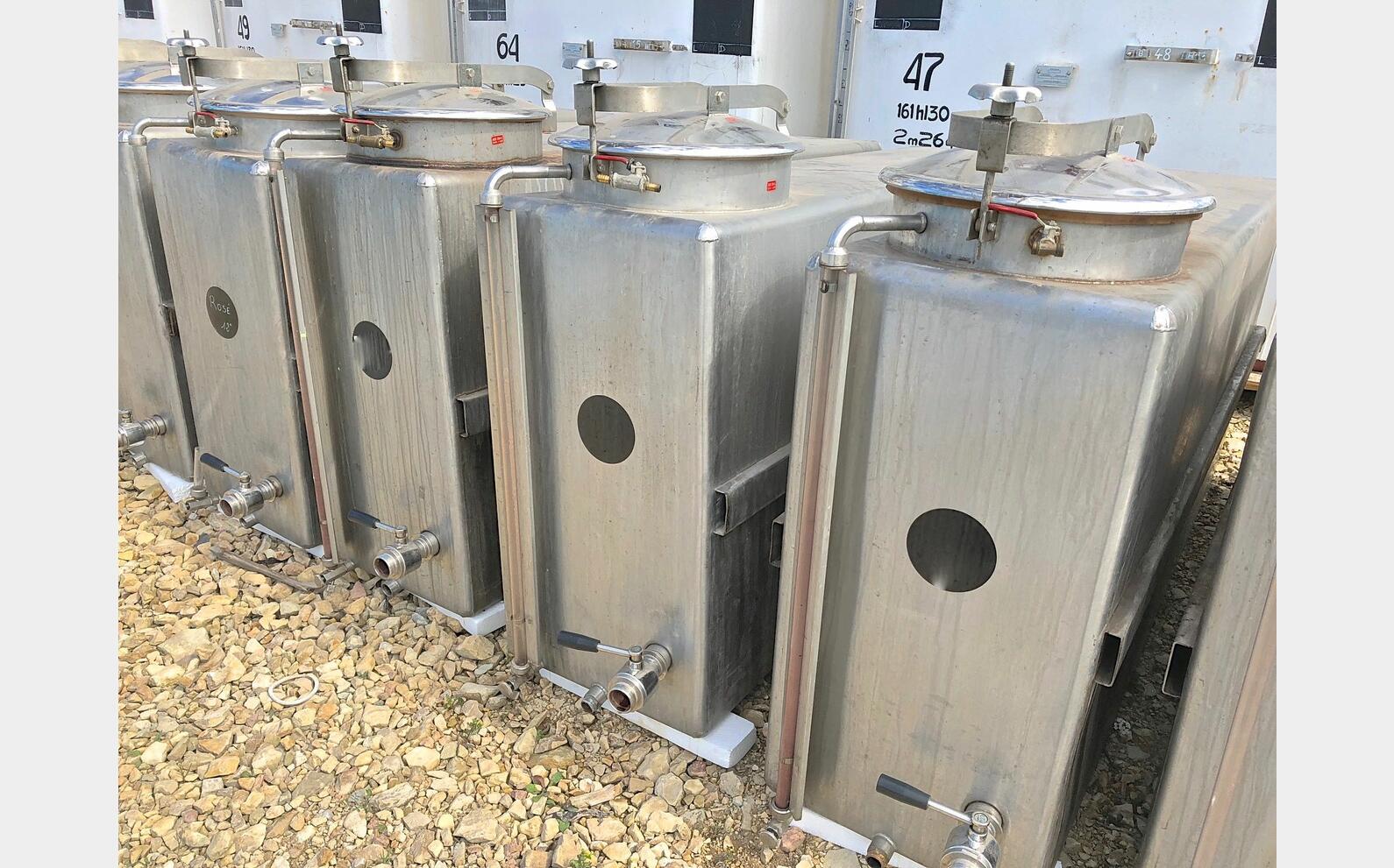 Cuve stockage inox