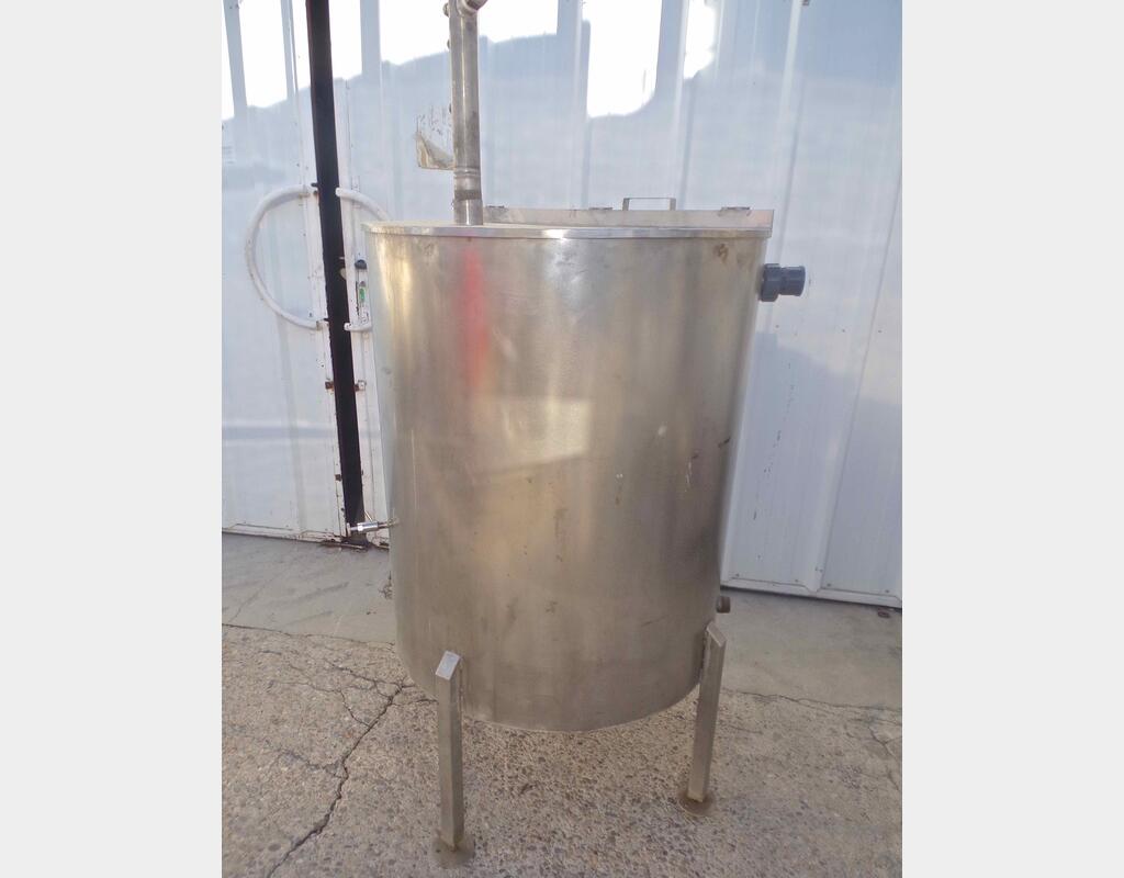Cuve de stockage tampon en inox 316L - Volume : 550 litres