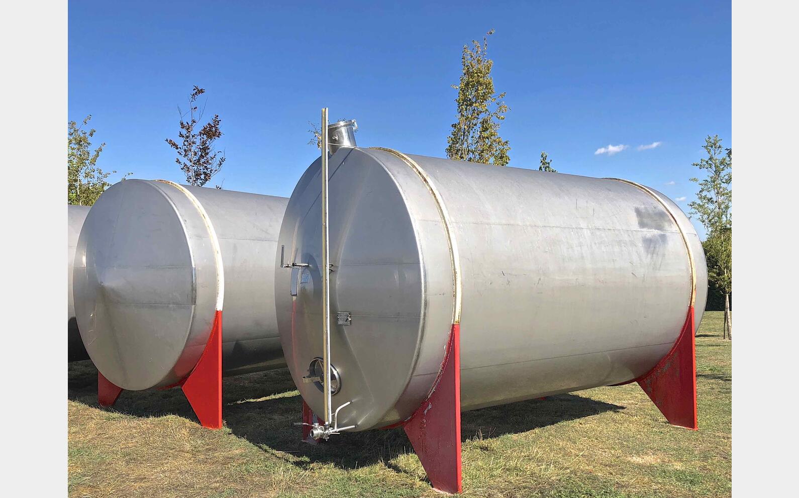 Cuve inox horizontale ALFA LAVAL