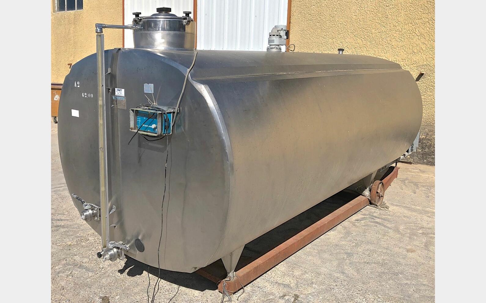 Tank &agrave; lait inox PU0118 Type : RVS ALFA LAVAL