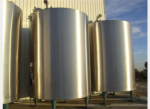 Cuve Inox316 de stockage, occasion Pierre Guerin, isol&eacute;e, r&eacute;chauff&eacute;