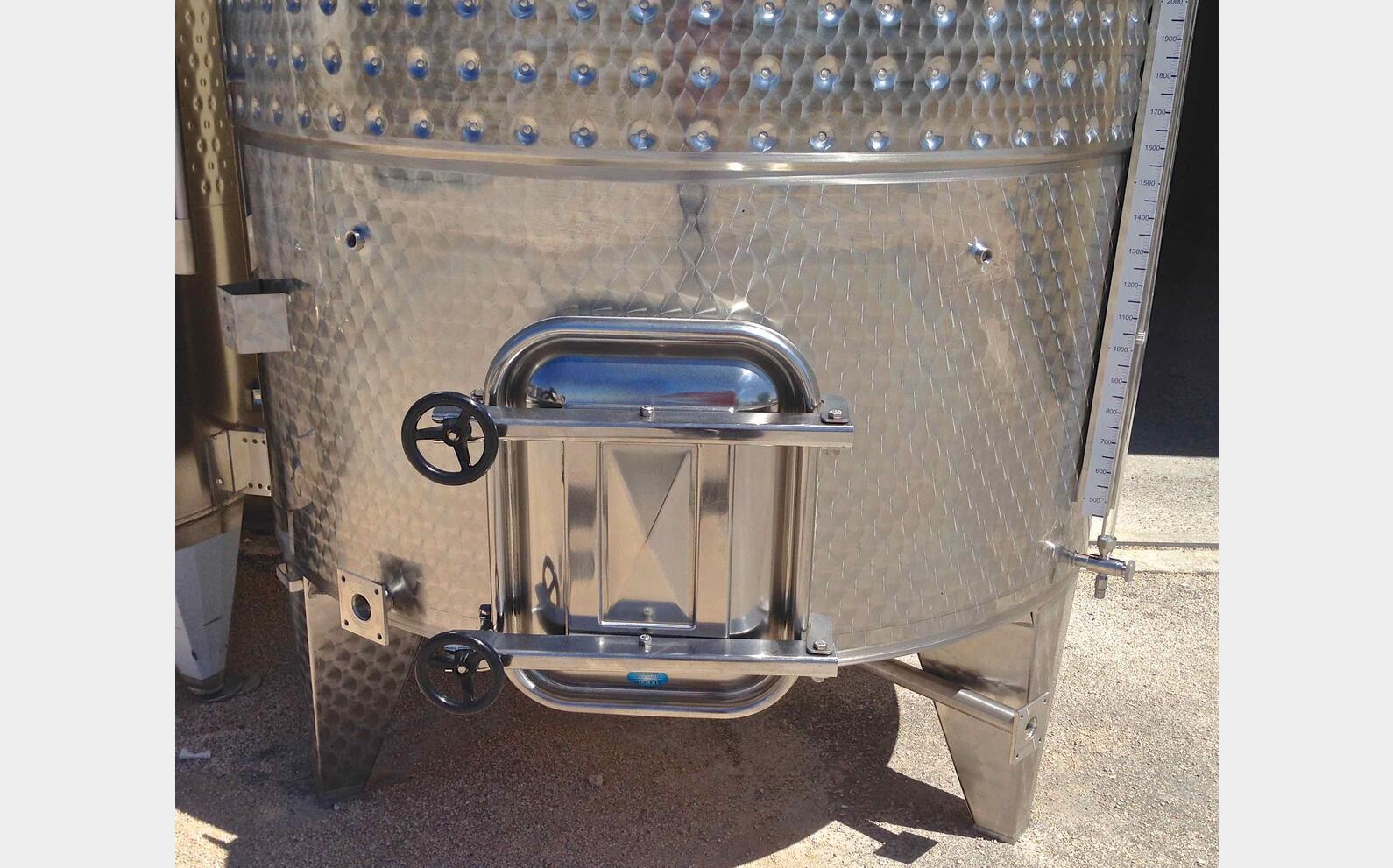 Cuve inox &agrave; chapeau flottant MATERIEL NEUF