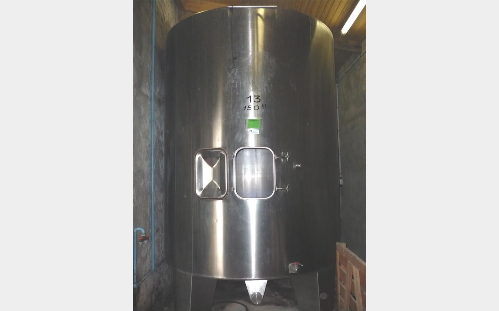 cuve de stockage INOX 304 provenance vinicole, marque DABRIGEON