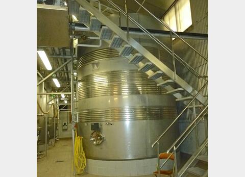 Cuve de stockage inox refroidie - Volume : 524 hectos (52400 litres)