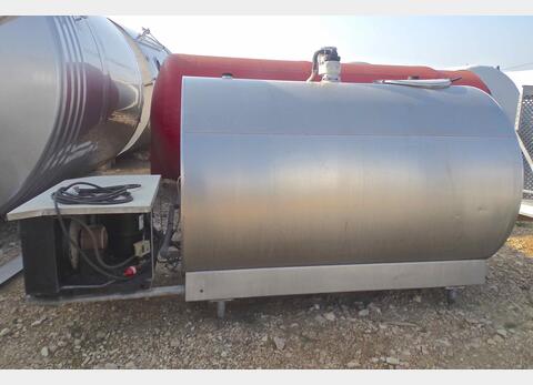 Tank à lait INOX - Volume : 2 000 litres