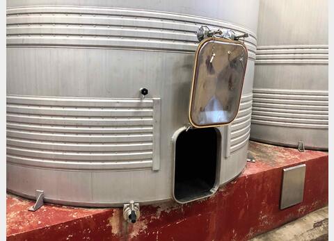 Cuve inox verticale avec ceintures de froid