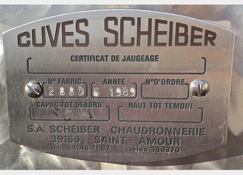 cuve inox autopigeante 50 hls Marque : SCHEIBER