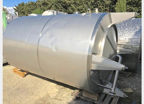 Cuve inox ferm&eacute;e sur pieds