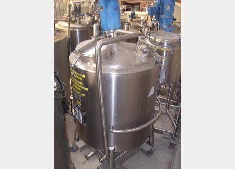 Cuve inox 316L agit&eacute;e, r&eacute;chauff&eacute;e volume : 500 litres marque : PIERRE GUERIN