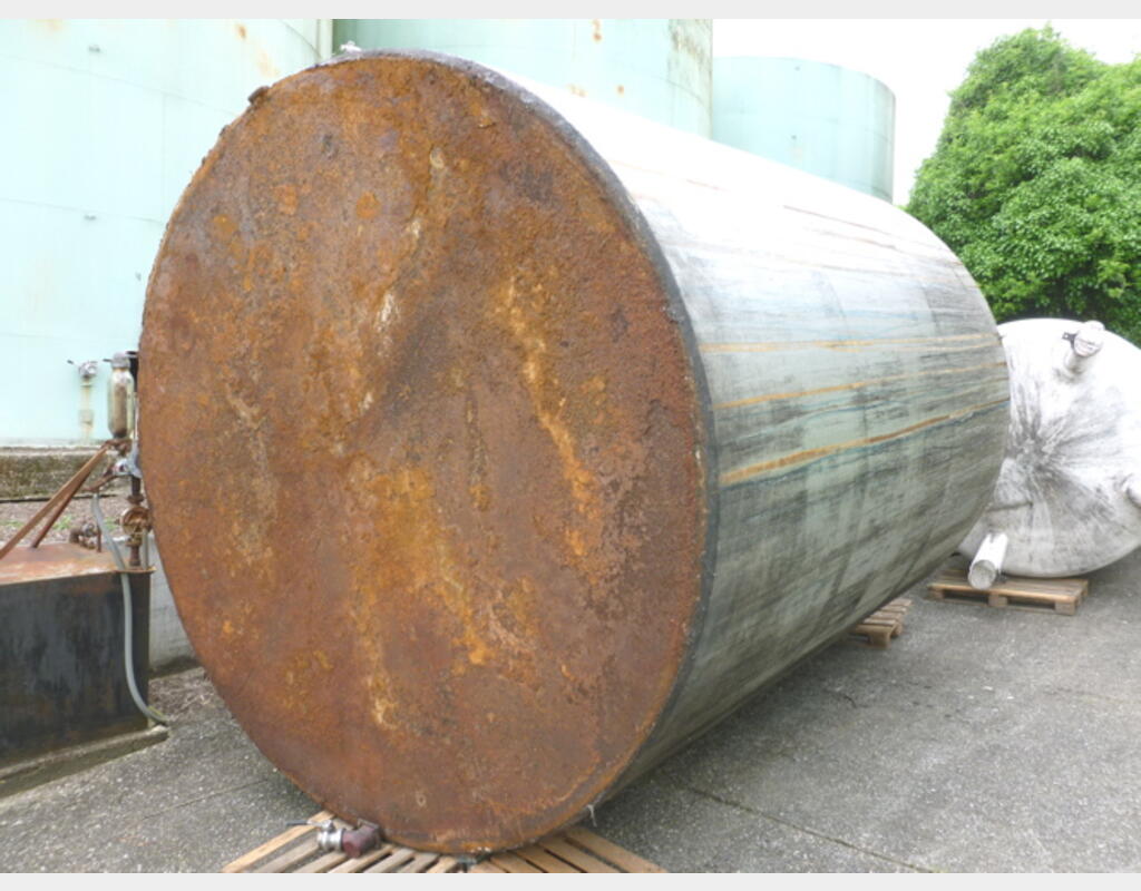 Cuve Acier revétu agité - Cylindrique fond plat