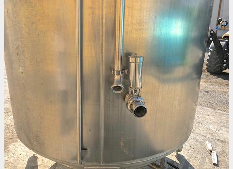 Cuve inox 316 Ti de mélange - Volume : 6000 litres