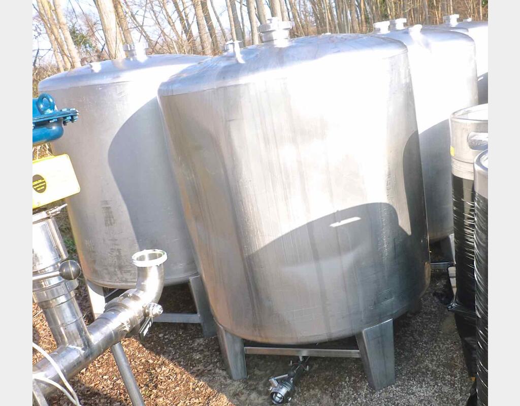 Cuve de stockage inox - Volume : 1000 litres