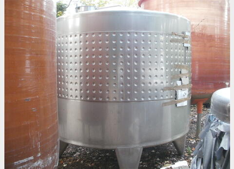 Cuve inox cylindrique verticale 50 hls