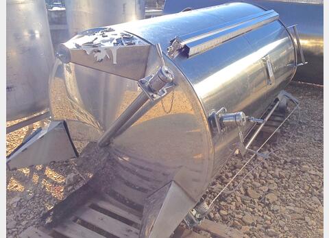 Cuve Inox chapeau flottant de 25 hls Volume : 2500 litres (25 hls)