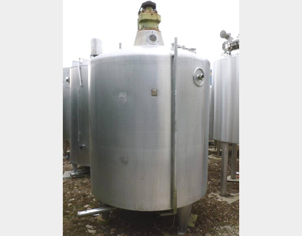 cuve m&eacute;lange circuit coquill&eacute; Volume : 2000 l