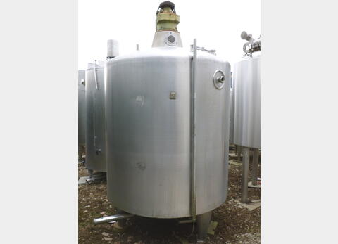cuve m&eacute;lange circuit coquill&eacute; Volume : 2000 l