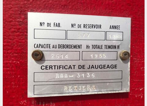 Cuve de stockage fibre PU0118