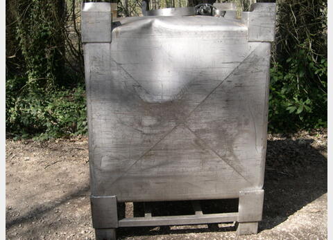 conteneur INOX 1000 litres - provenance alimentaire