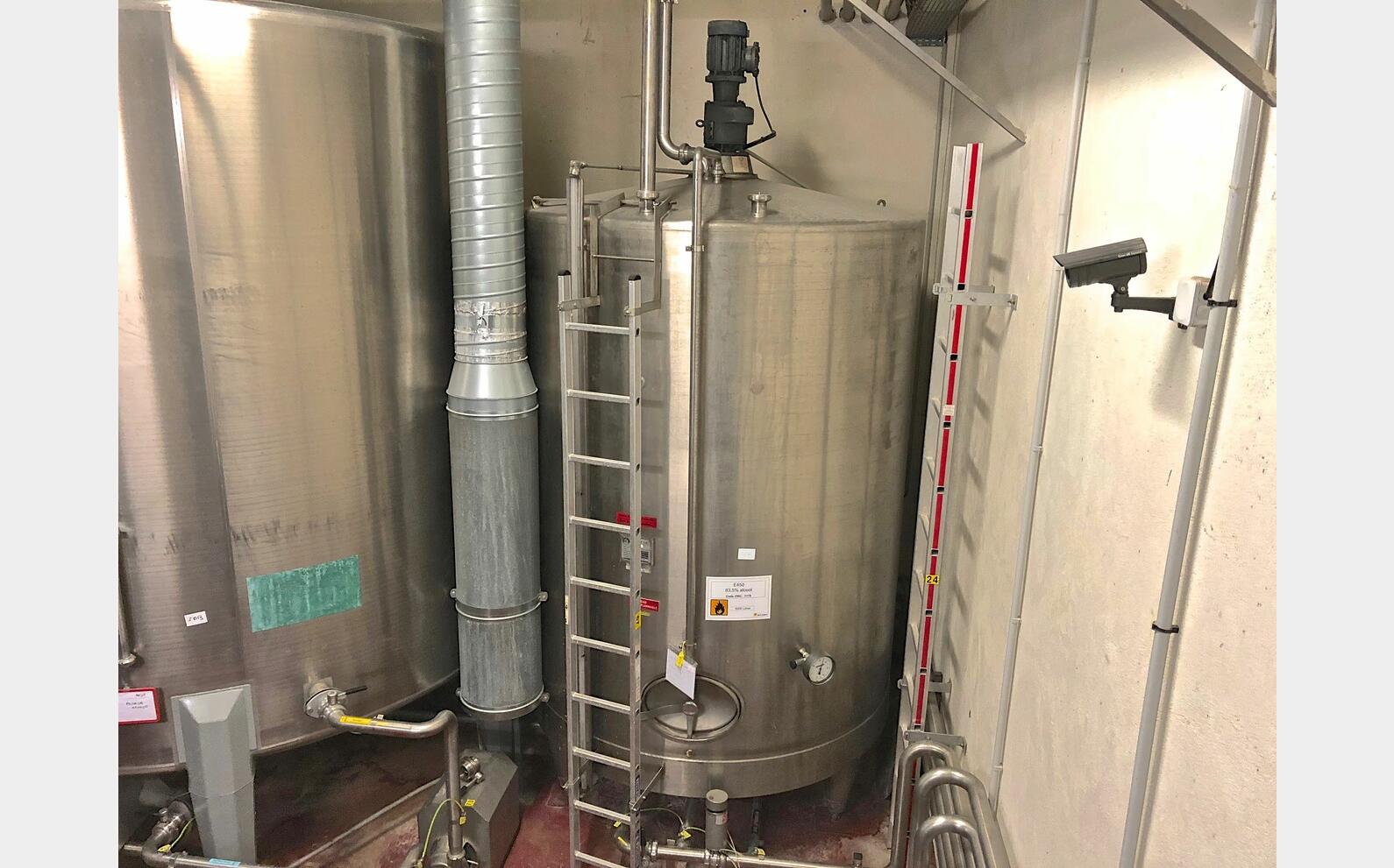 Cuve INOX 316 agit&eacute;e N20 et 45 Goavec