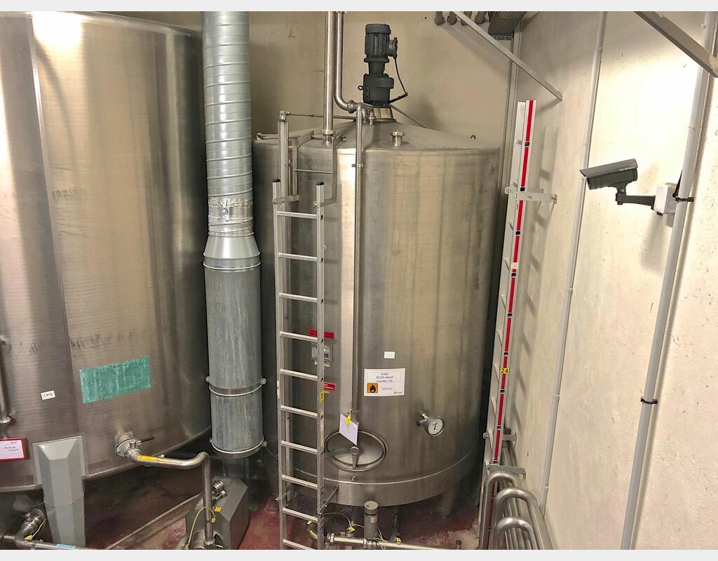 Cuve INOX 316 agit&eacute;e N20 et 45 Goavec