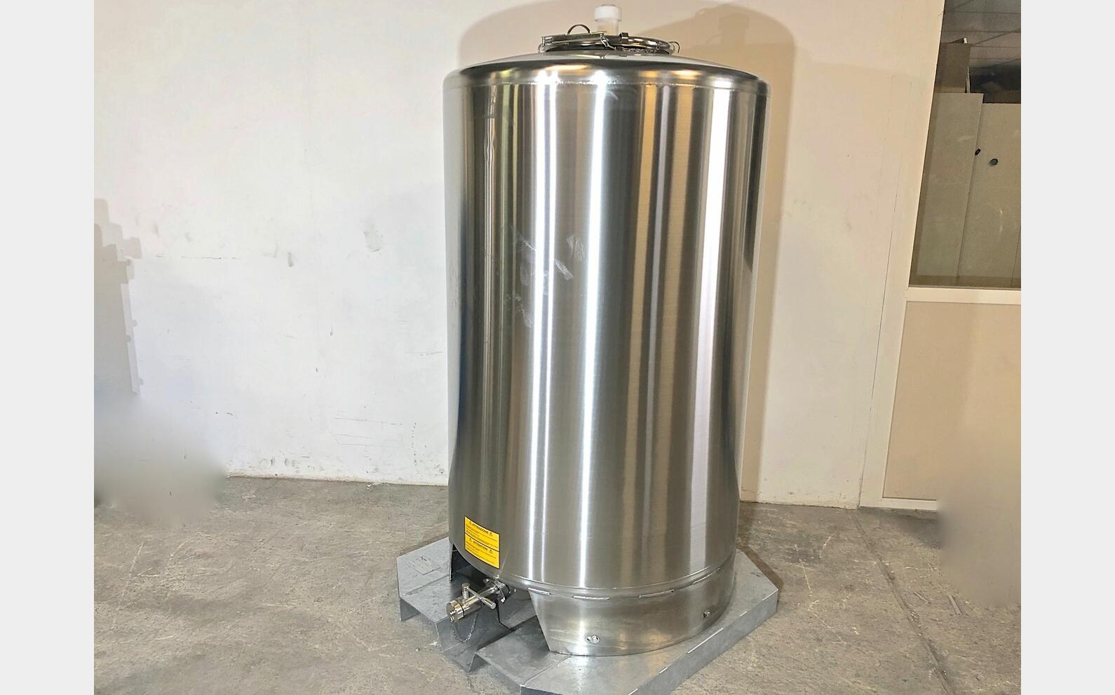 304 stainless steel tank - Palletisable 15 HL (1528 liters) ARSILAC