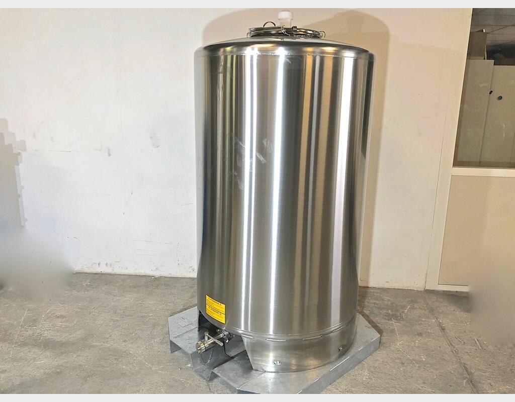 304 stainless steel tank - Palletisable 15 HL (1528 liters) ARSILAC