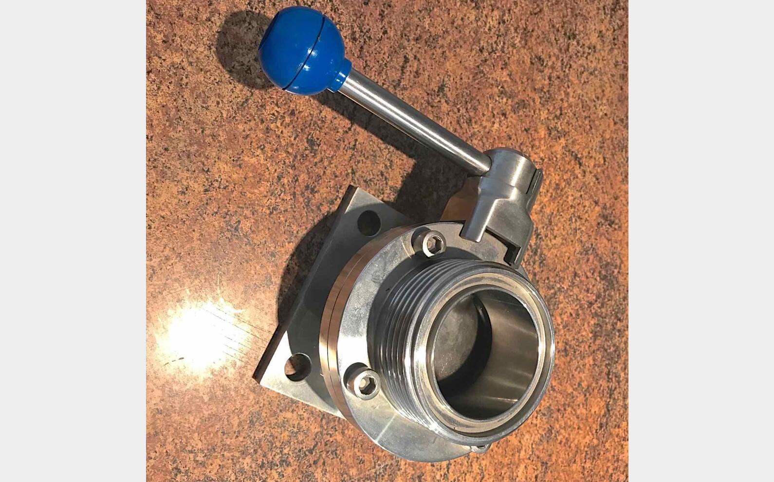 Butterfly valve - Square flange SMS 51