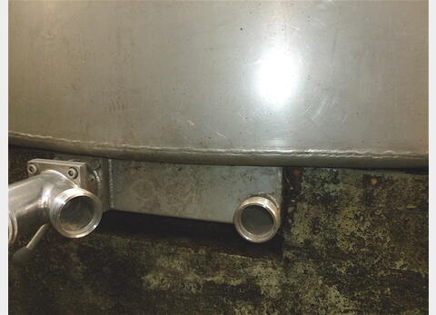 Cuve stockage INOX 316 sur socle Agroalimentaire Marque : PIERRE GUERIN