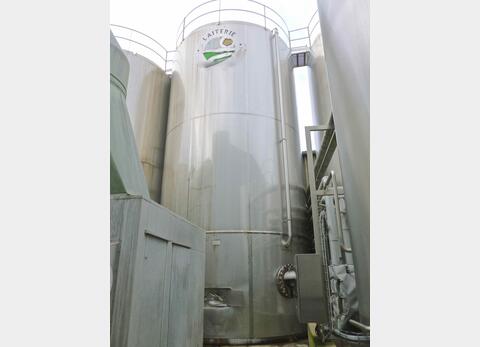 Cuve inox cylindrique verticale