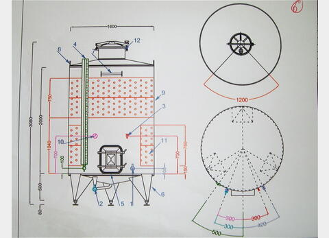 Cuve Inox 304 de vinification 43 hls MATERIEL NEUF