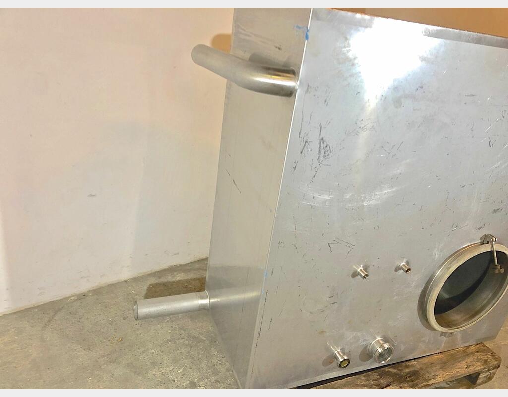 bac rectangulaire inox - 1150 litres