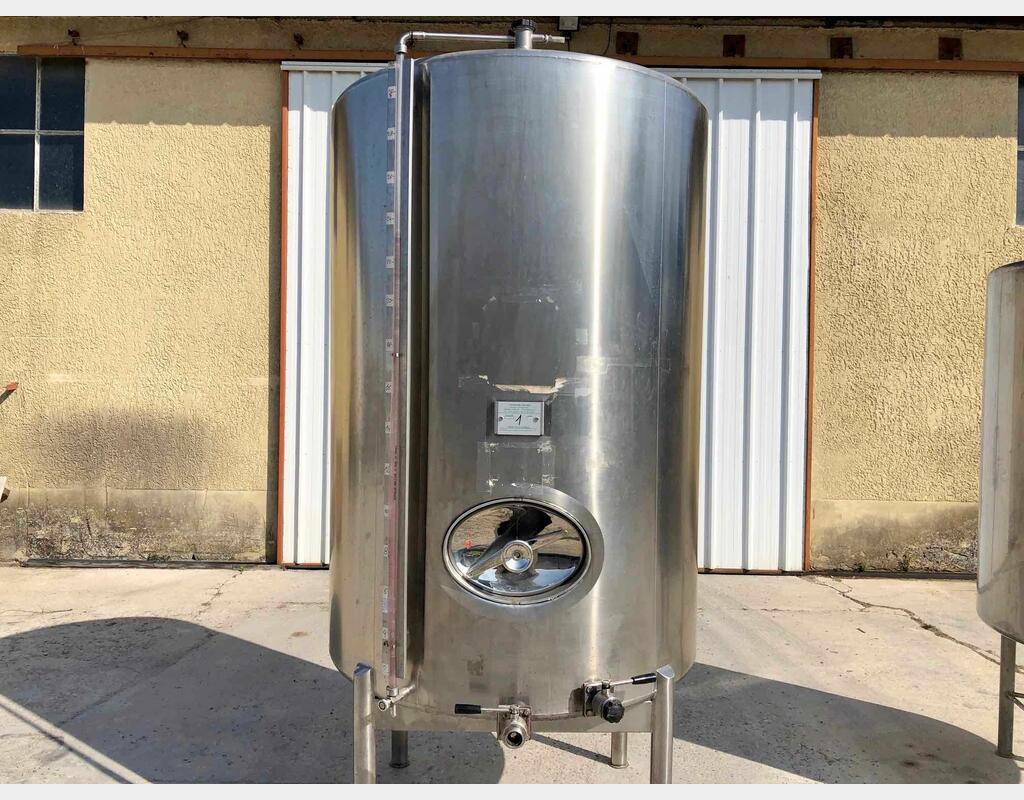 Cuve stockage inox Ann&eacute;e : 2000 Marque :  MICHEL VAUTIER
