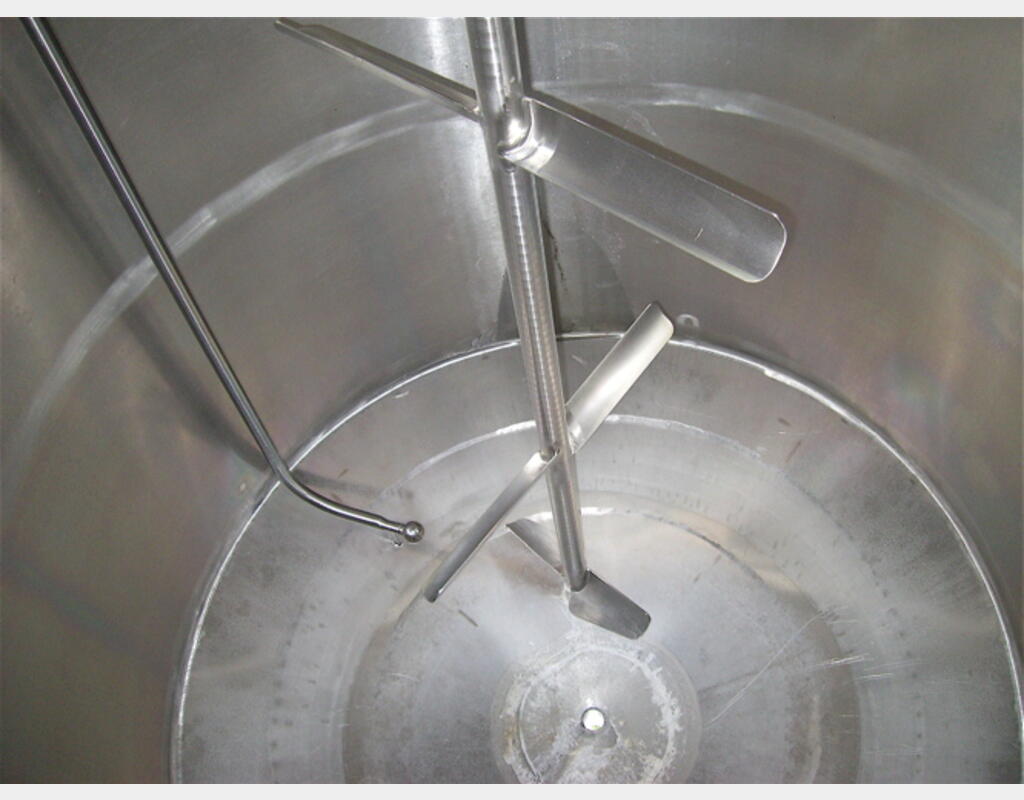 Cuve de mélange en INOX 304 - Cylindrique verticale sur pieds.