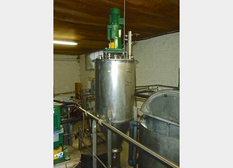 R&eacute;acteur inox 316L Agitateur et Fond Tronconique