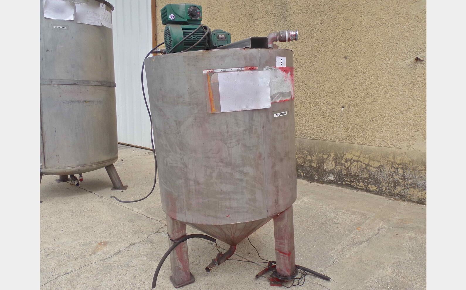 Cuve m&eacute;lange inox 7 HL (700 litres)