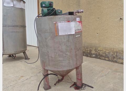 Stainless steel mixing tank