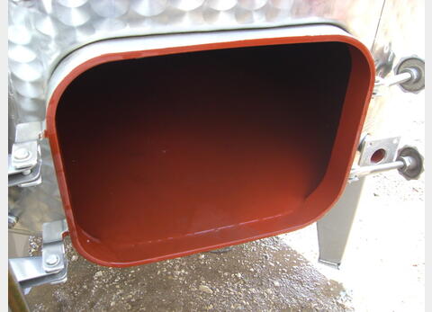Cuve cylindrique verticale inox,
