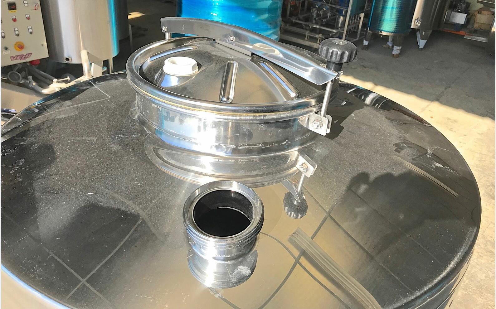 Cuve inox 316 - Fond bomb&eacute; 10 HL (1000 Litres) ARSILAC