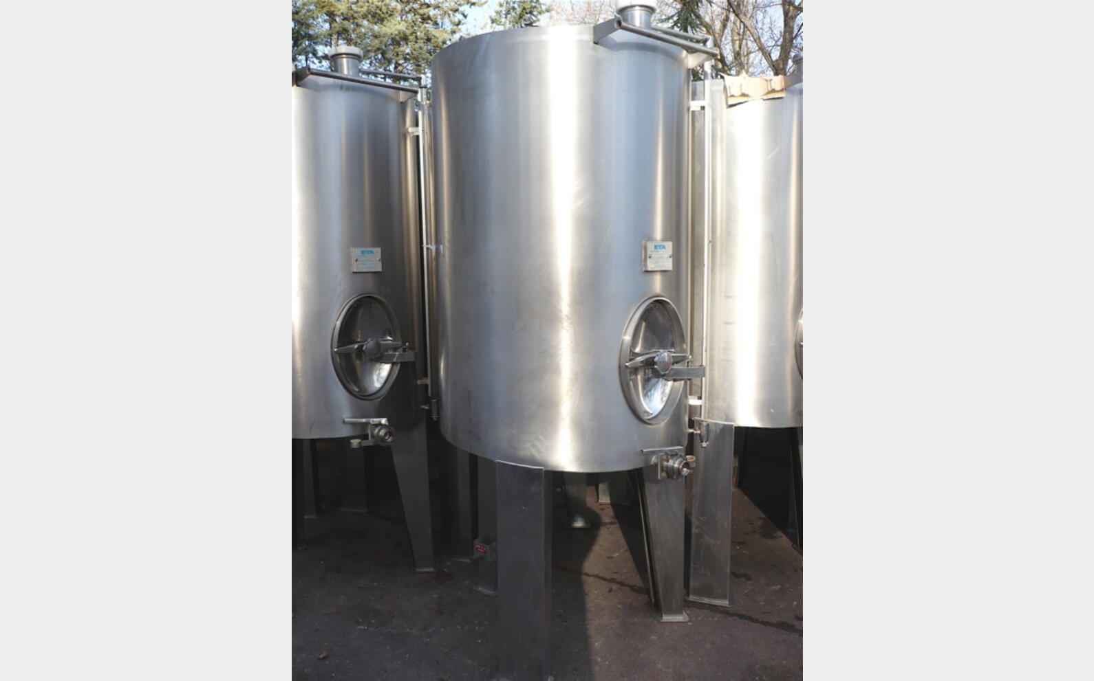 cuve stockage INOX 304 Agroalimentaire (vin rouge) Marque : ETA