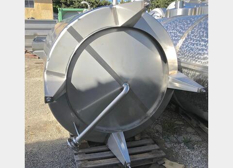 Cuve inox ferm&eacute;e sur pieds
