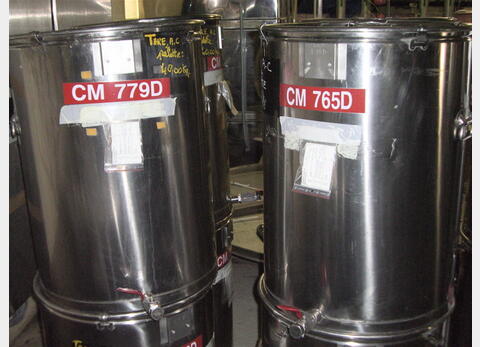 Cuves inox fond plat de marque décalinox - Volume 210 litres